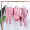 Unisex Newborn Baby Clothes Organic Cotton Zipper Sleepwear Pajamas Winter Layette Beb En Gros Kids Rompers Bebi Bayi Babywear