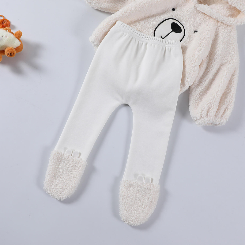 Ins Autumn Winter Newborn Toddler Girl Bear Long Sleeve Hooded Romper Outfits Baby Polyester Bodysuit