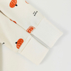 Custom Toddler Pajamas Cotton Pumpkin Printing 2 Way Zipper Sleeper Baby Convertible Zip Rompers Eco Friendly Baby Clothing