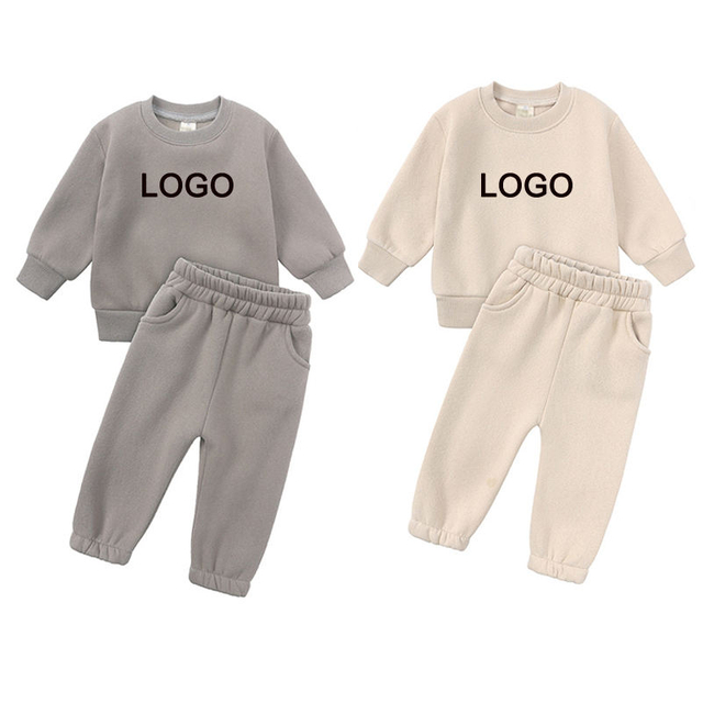 High Quality Latest Cotton Baby Kids Tracksuits Sport Sweatsuit Girl Baby Clothes Winter Outfits Boys Clothing Sets