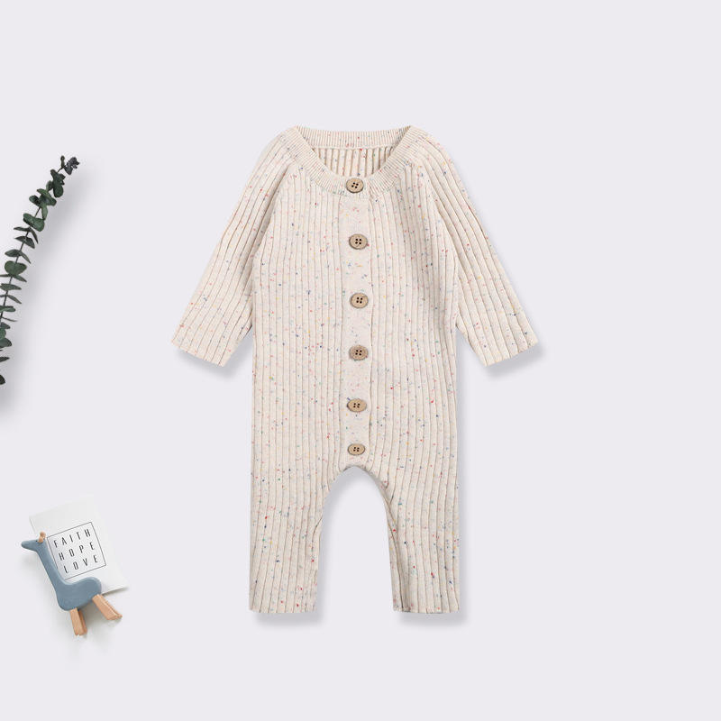 100% Cotton Winter Baby Knitted Romper Newborn Warm Sweater Jumpsuit Zipper Most Popular New Born Baby Clothing for Boys Girls