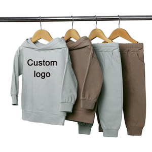 Custom Hoodies Long Sleeve Winter Pullover Boys Clothing Sets Tracksuit Sweatshirt Toddler Girl Clothes Children's Clothing