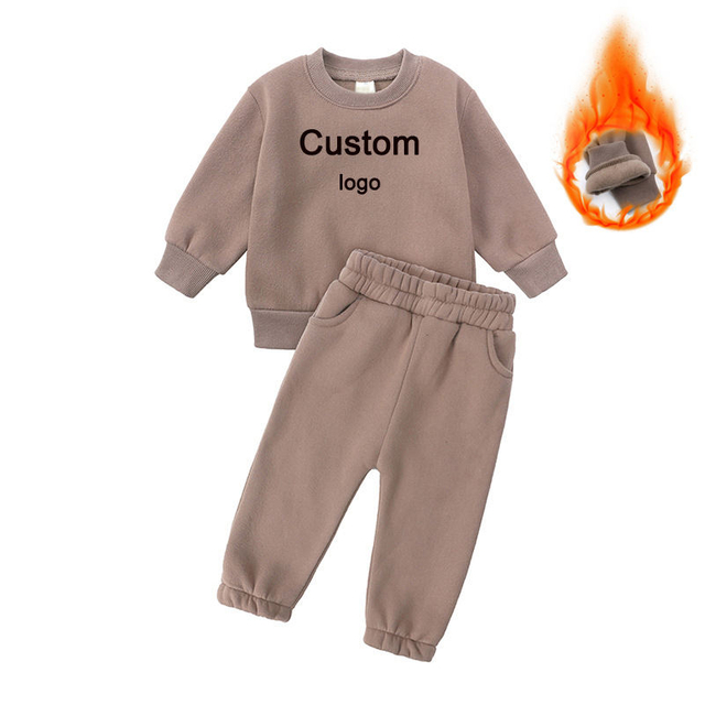 High Quality Latest Cotton Baby Kids Tracksuits Sport Sweatsuit Girl Baby Clothes Winter Outfits Boys Clothing Sets