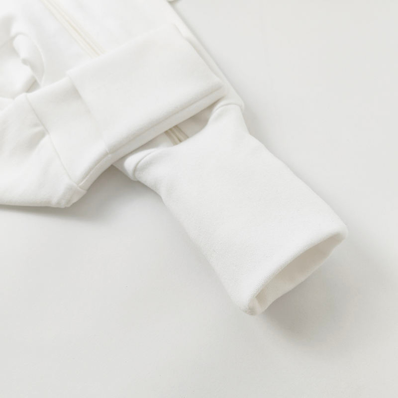 Kids Onesie Pajamas Bodysuit Infant Sleepsuit Long Sleeve Cotton White Custom Baby Romper